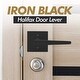 preview thumbnail 2 of 5, Dummy Door Lever Slim Square Modern Door Lever for Closet or French Doors