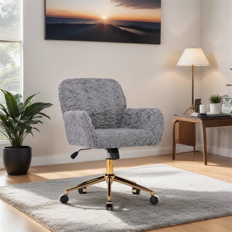Office Chair,Home Office Chair with Metal Base,Adjustable Desk Chair