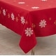 preview thumbnail 7 of 10, Elegant Tablecloth With Snowflake Design