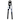 American Imaginations 0.5 in. x 0.5 in. x 0.5 in. Stainless Steel Crimping Tool; Black Hardware