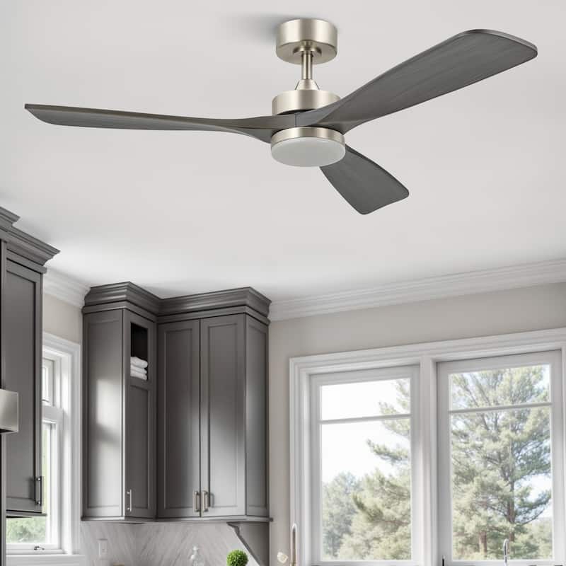 CO-Z 52" 3 Blade Modern LED Ceiling Fan with Light and Remote Control