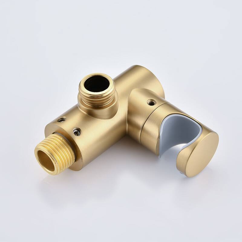 Brushed Gold Shower System with Handheld and 4 Body Sprays