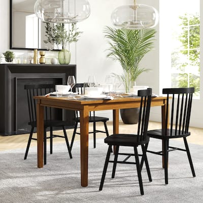 Solid Wood Commercial Grade Dining Table - 47"D x 36.25"W x 30.25"H