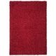 preview thumbnail 52 of 123, SAFAVIEH August Shag Veroana Solid 1.5-inch Thick Rug 2' x 5' - Red - Rectangle