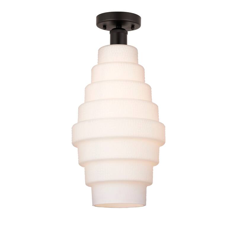 Innovations Lighting Edison Cascade - 1 Light 8" Semi-Flush Mount