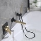 preview thumbnail 41 of 45, Solid Brass Wall Mounted Roman Tub Faucet with Swivel Tub Spout and Rough-in Valve