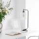 preview thumbnail 6 of 12, Lalia Home Modern Iron Desk Lamp with Glass Shade