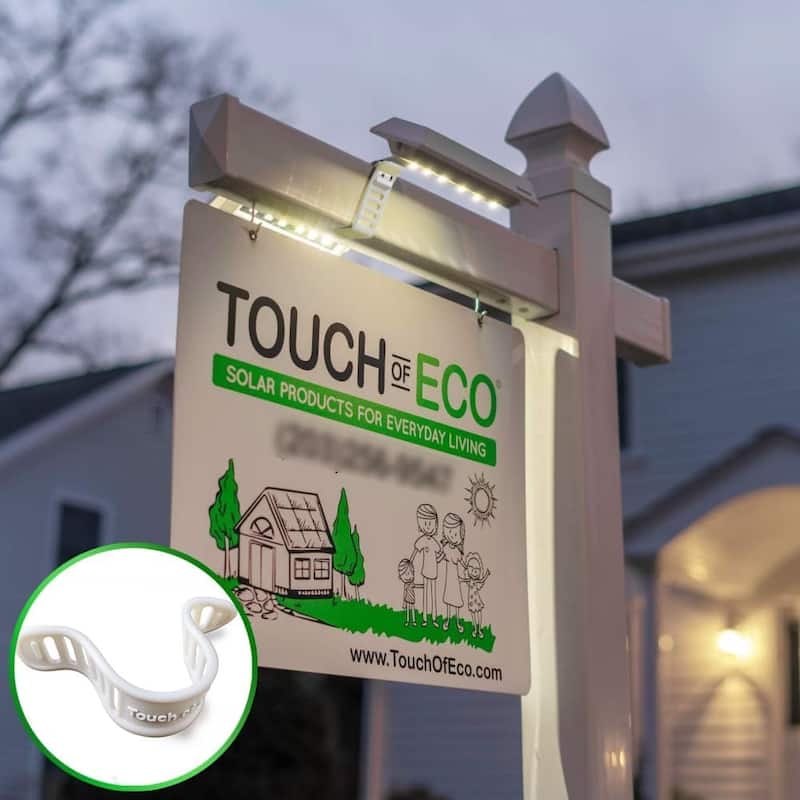 LITEAGENT PRO Solar LED Sign Light – No-Drill, Weatherproof Outdoor Signage Light for Real Estate, Business, or Yard Displays