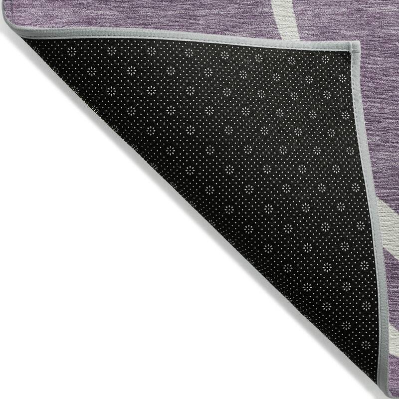 Machine Washable Indoor/ Outdoor Abstract Modern Chantille Rug