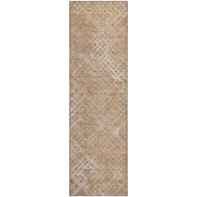 Premium Washable Super Soft Modern Trellis Mayfield Rug