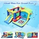 preview thumbnail 3 of 5, 7-in-1 Inflatable Bounce House - Ball Pool, Trampoline, Tic-Tac-Toe