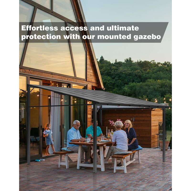 12'x 20',12'x 14' Lean to Gazebo