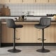 preview thumbnail 16 of 60, Art Leon Adjustable Height Swivel Barstool, Set of 2