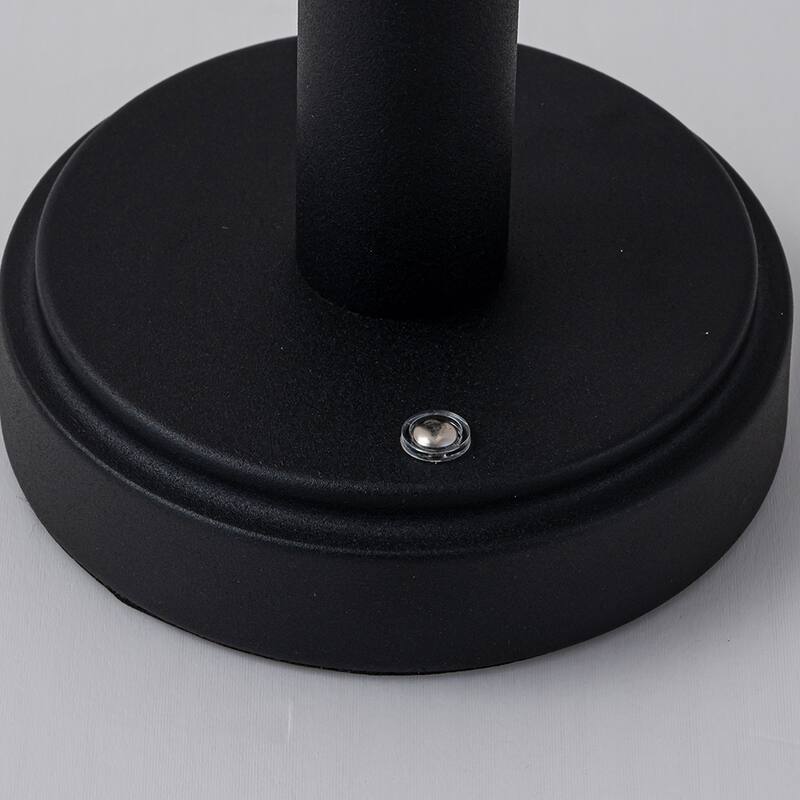 Modern Rechargeable LED Table Lamp with Fabric Shade Classic Touch Control USB Cordless Nightstand Light for Bedroom (2 Pack)