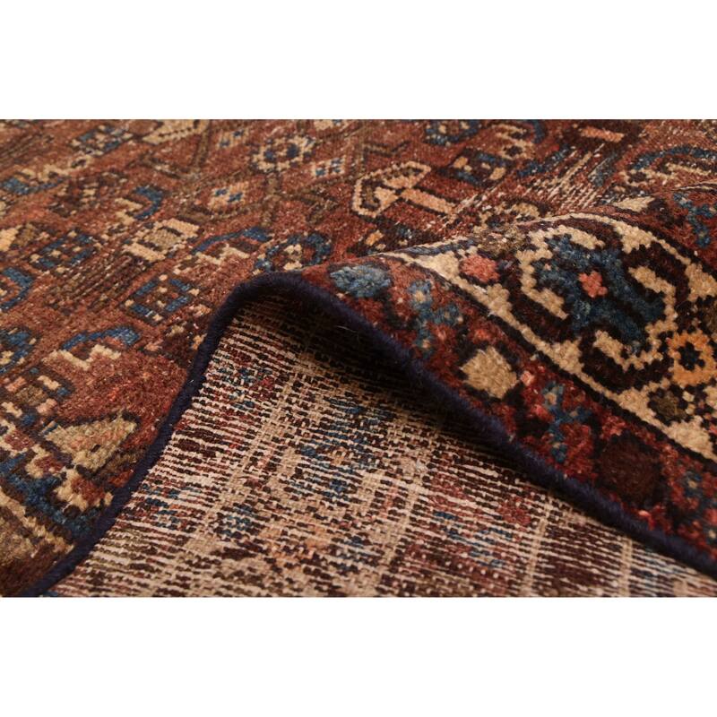 ECARPETGALLERY Hand-knotted Andelz Brown Wool Rug - 4'4 x 6'11