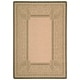 preview thumbnail 35 of 99, SAFAVIEH Courtyard Abaco Floral Border Indoor/ Outdoor Area Rug 4' x 5'7" - Natural/Olive