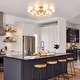 preview thumbnail 19 of 22, 38.5" Mid Century Semi Flush Mount Ceiling Light Modern Sputnik Chandelier