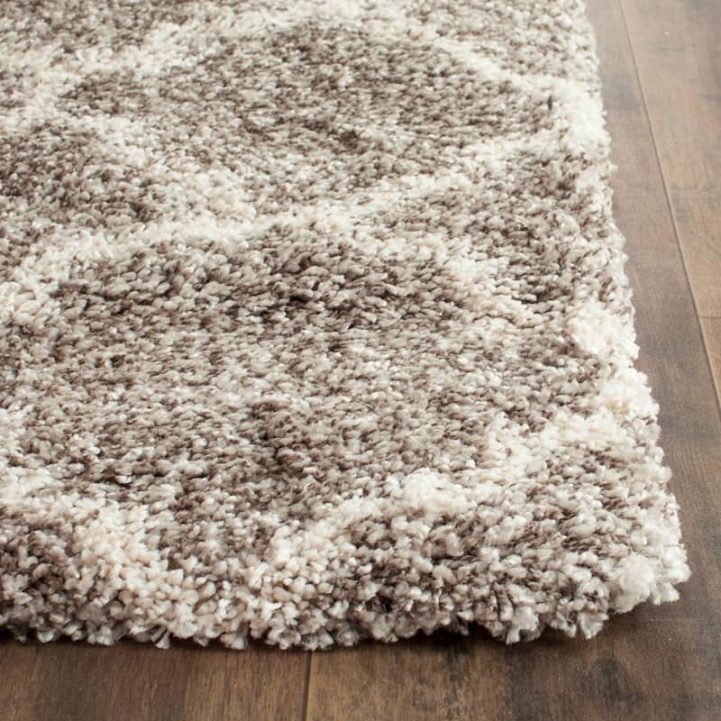 SAFAVIEH Hudson Shag Jeryl Glam Trellis 2-inch Area Rug