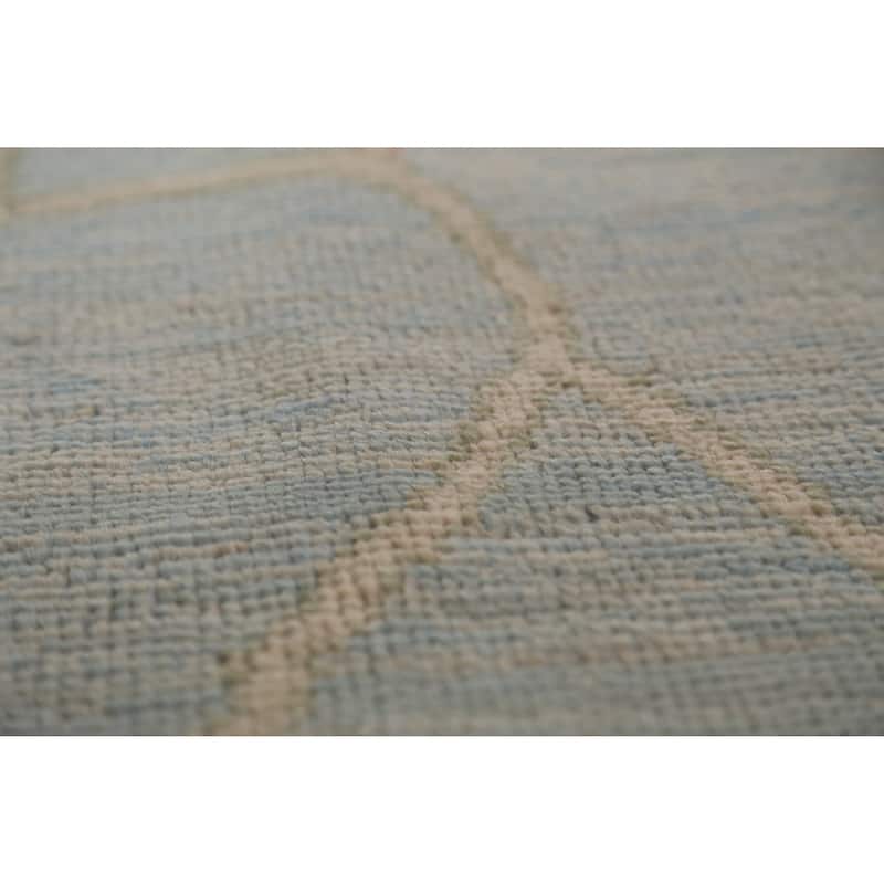 Turkish Oushak Vegetable Dye Turkish Large Rug Handmade Wool Carpet - 10'2"x 13'7"