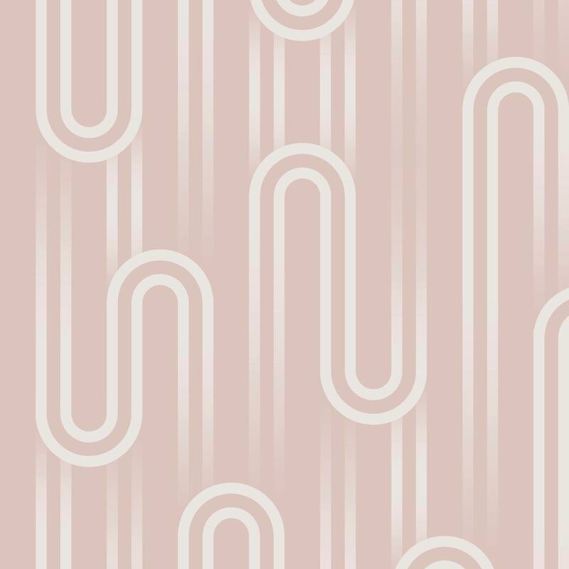 Envy Ups n Downs Peach Wallpaper