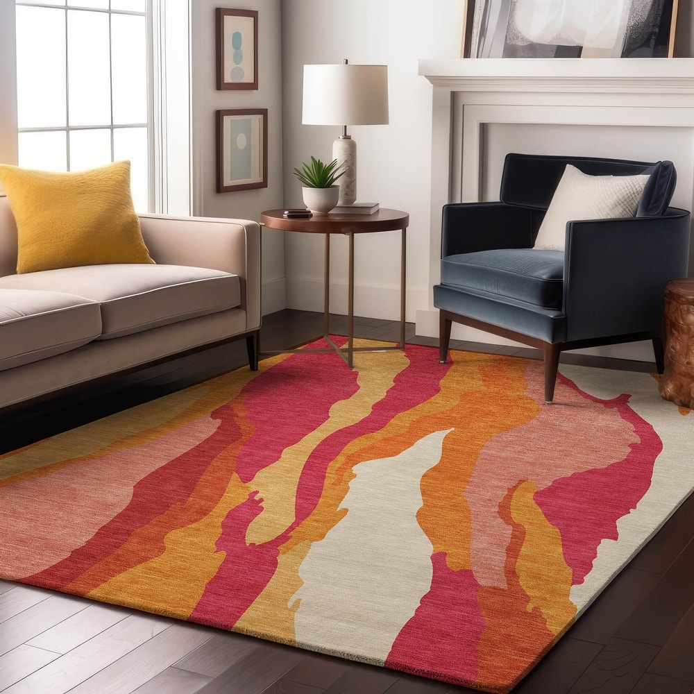 Premium Washable Super Soft Mid Century Modern Mayfield Rug