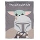 preview thumbnail 1 of 4, Lambs & Ivy Star Wars The Kids with Me Grogu/The Child/Baby Yoda Baby Blanket