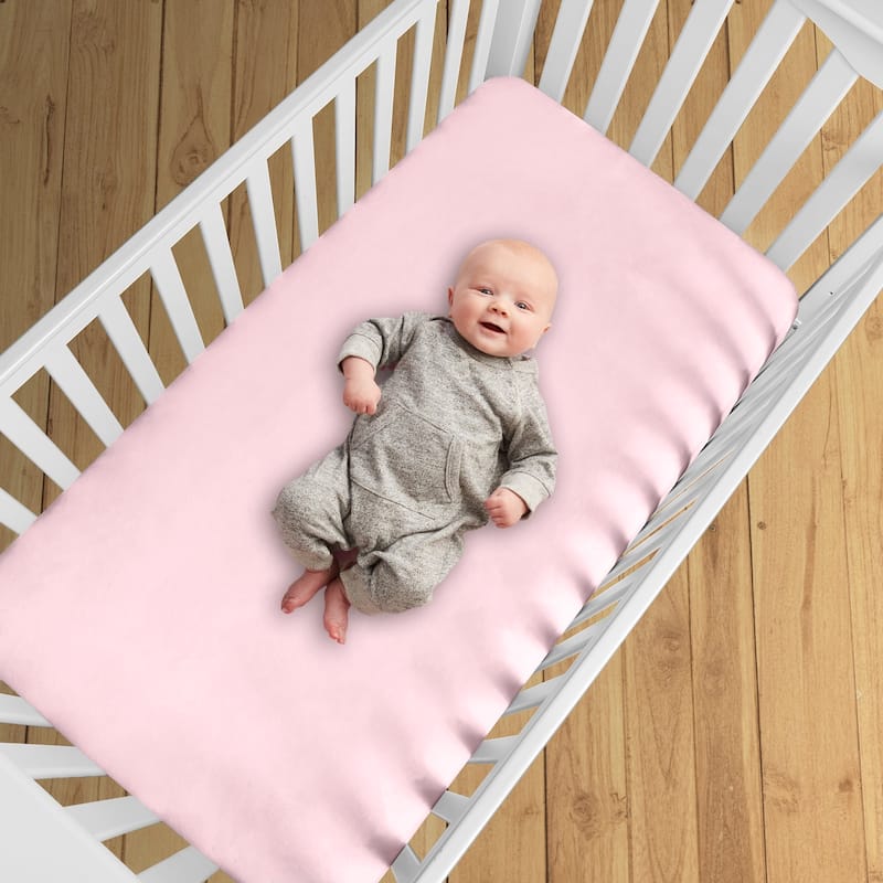 BreathableBaby All-in-One Fitted Sheet & Waterproof Cover for 52" x 28" Crib Mattress (2-Pack)