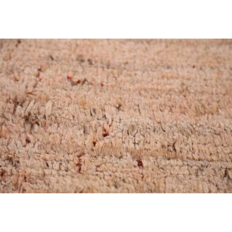 Geometric Moroccan Oriental Area Rug Bedroom Handmade Wool Carpet - 9'1" x 11'9"