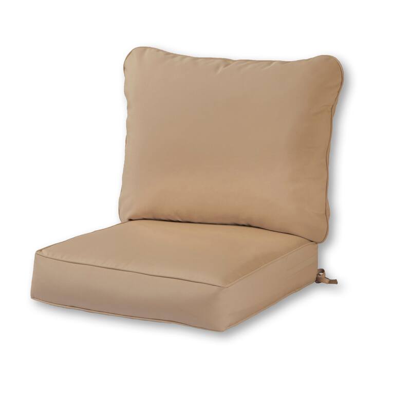 Elmington Deep Seat Outdoor Cushion Set by Havenside Home - stone