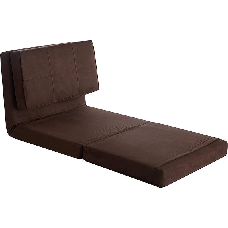 Urban Shop Ultra Suede Convertible Flip Chair