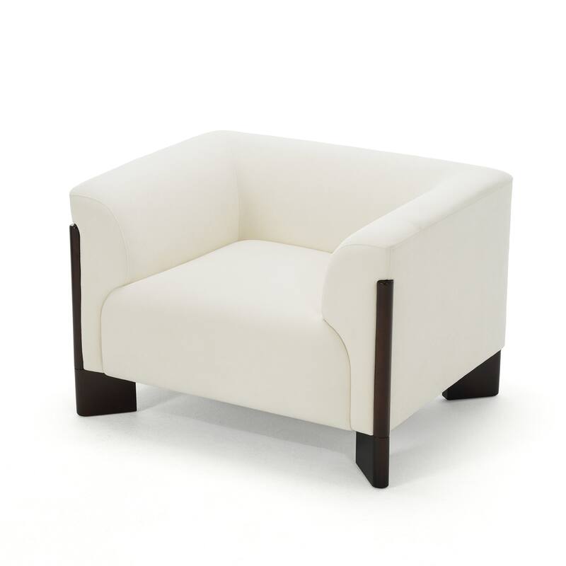 3-Piece Modern Loveseat Sofa Set with Armchair for Living Room