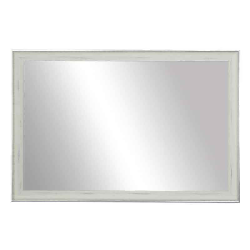 Frame My Mirror White Framed Wall Mirror, Warren Design