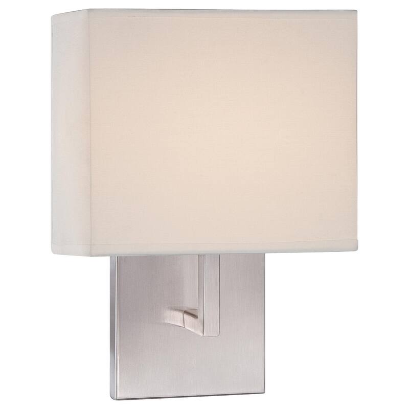 Kovacs LED 11" Tall ADA Wall Sconce with Square Shade from the On the - Brushed Nickel