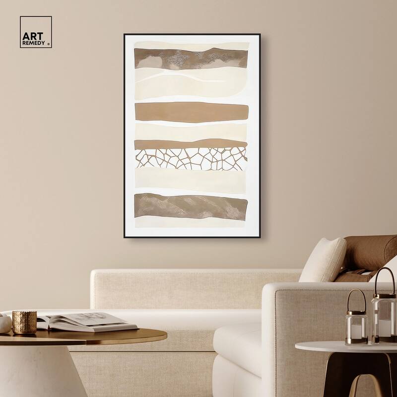 Relief Rifts II Canvas by Art Remedy