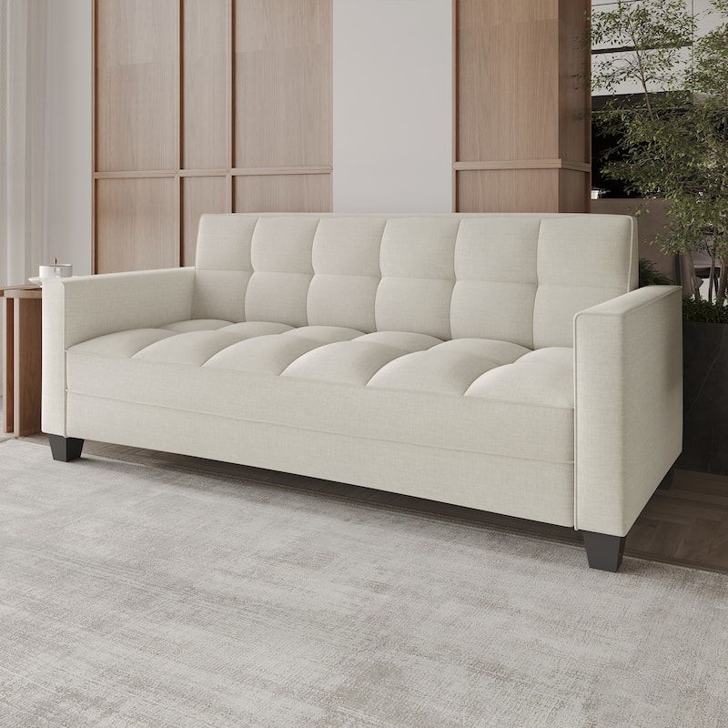 CraftPorch Chic Modern Linen Upholstered Sofa