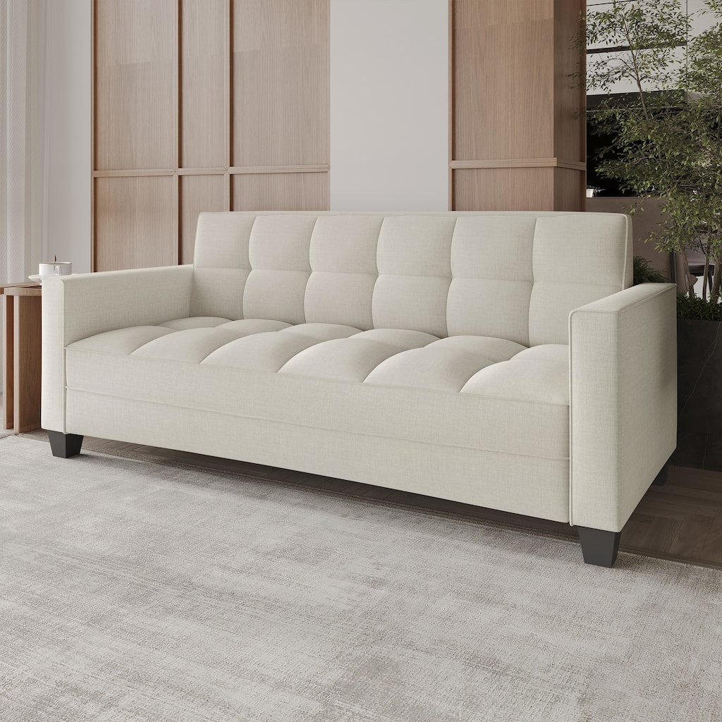 CraftPorch Chic Modern Linen Upholstered Sofa