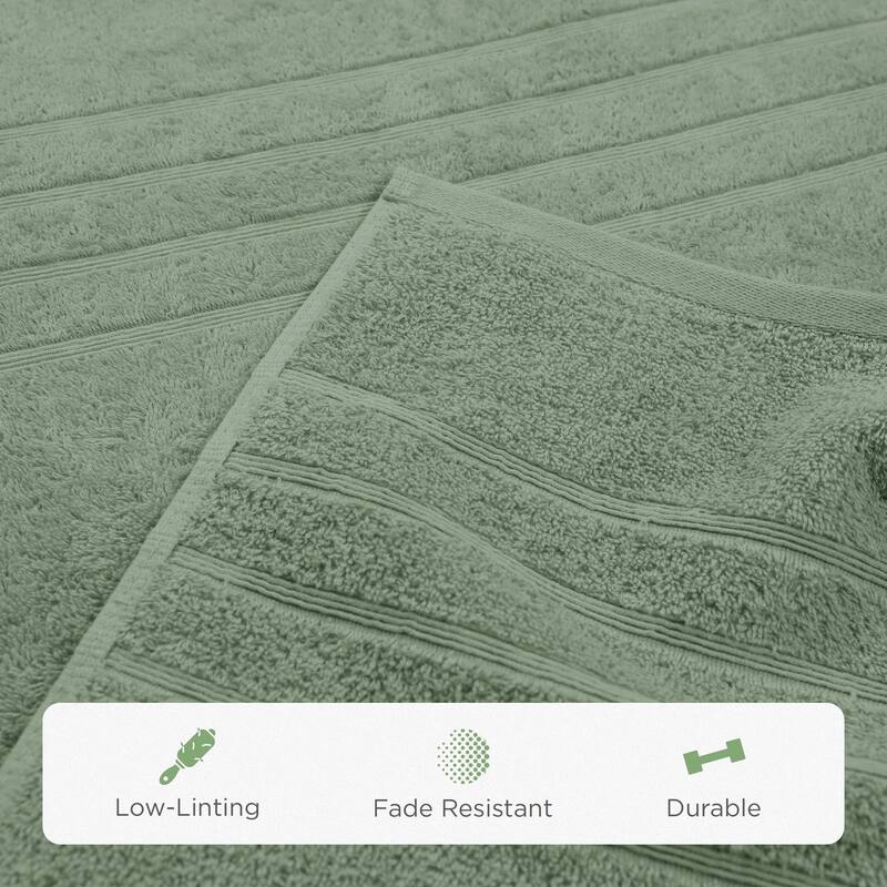 Martex Ultimate Performance Cotton Low-Lint Soft Absorbent Towel Set