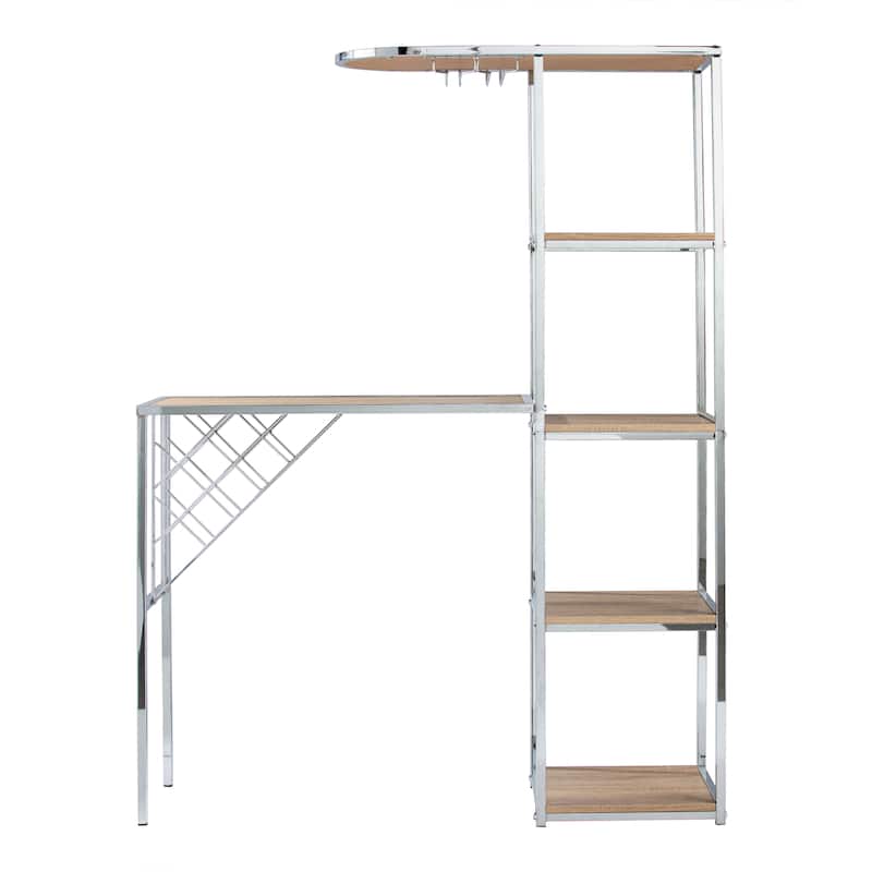 SEI Furniture Northside Serving Table w/ Bar Storage
