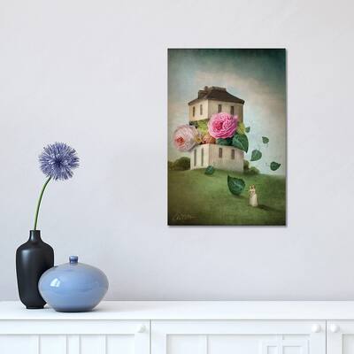 iCanvas "House Of Flowers" by Catrin Welz-Stein Canvas Print