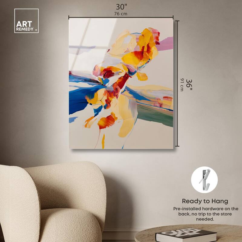 Flippant Bloom III Acrylic by Art Remedy, Ready to Hang