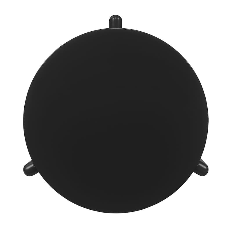 Harrison Black Round End Table