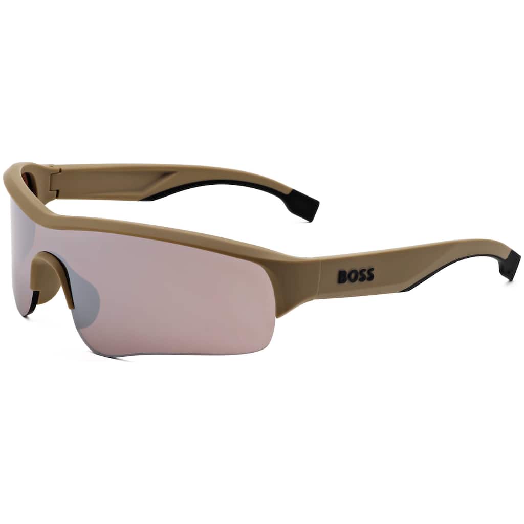 Hugo Boss Men's 99mm Beige Sunglasses BOSS1607-S-10A-99