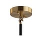 preview thumbnail 7 of 34, Maura 6-Light 28" Brass Cluster Pendant, by JONATHAN Y