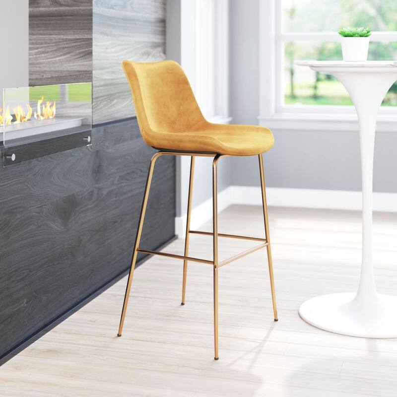 Tony Bar Chair - 21.3" W x 22" D x 43.3" H