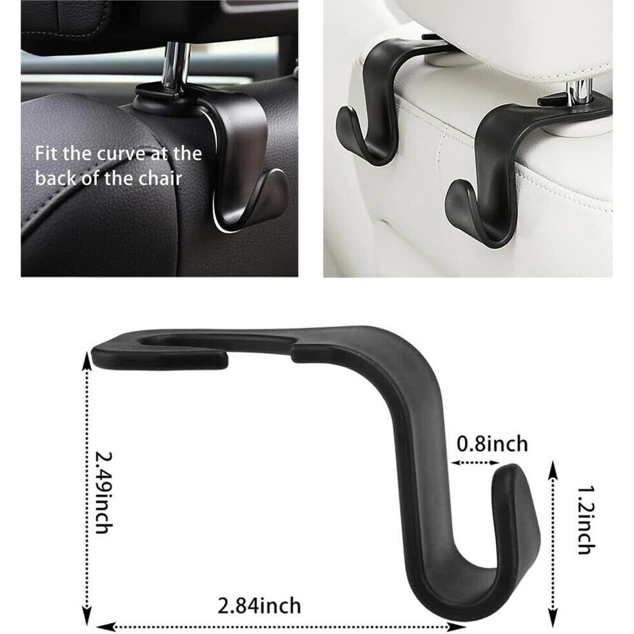 10PCS Car Seat Headrest Hook Hangers for Bags Bed Bath Beyond 40899230