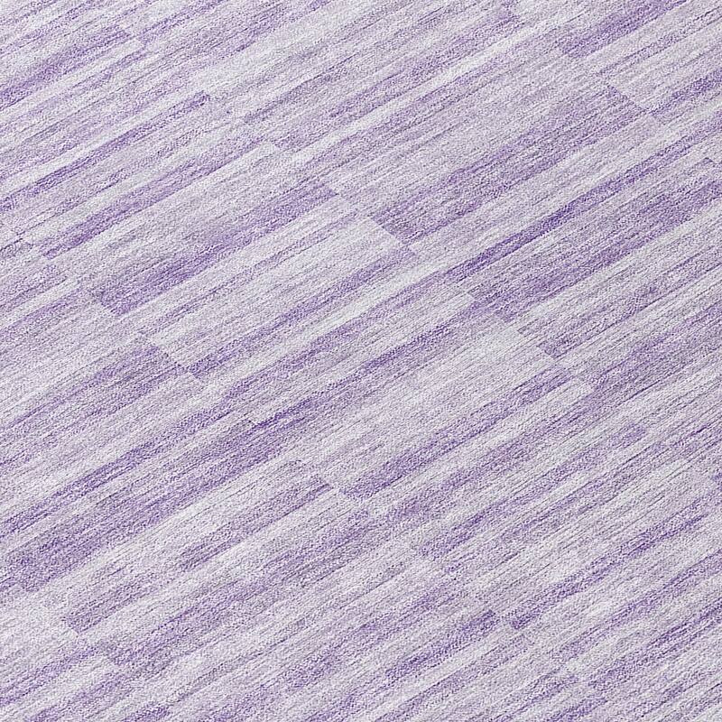 Machine Washable Indoor/ Outdoor Chantille Contemporary Blocks Rug