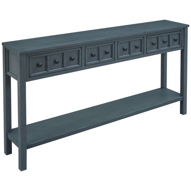 Rustic Entryway Console Table and 60" Long Sofa Table