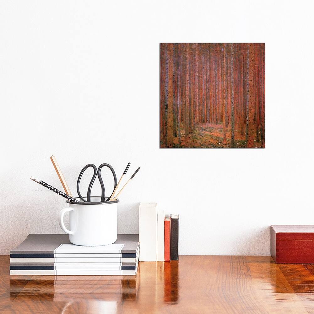 iCanvas "Fir Forest I" by Gustav Klimt Canvas Print