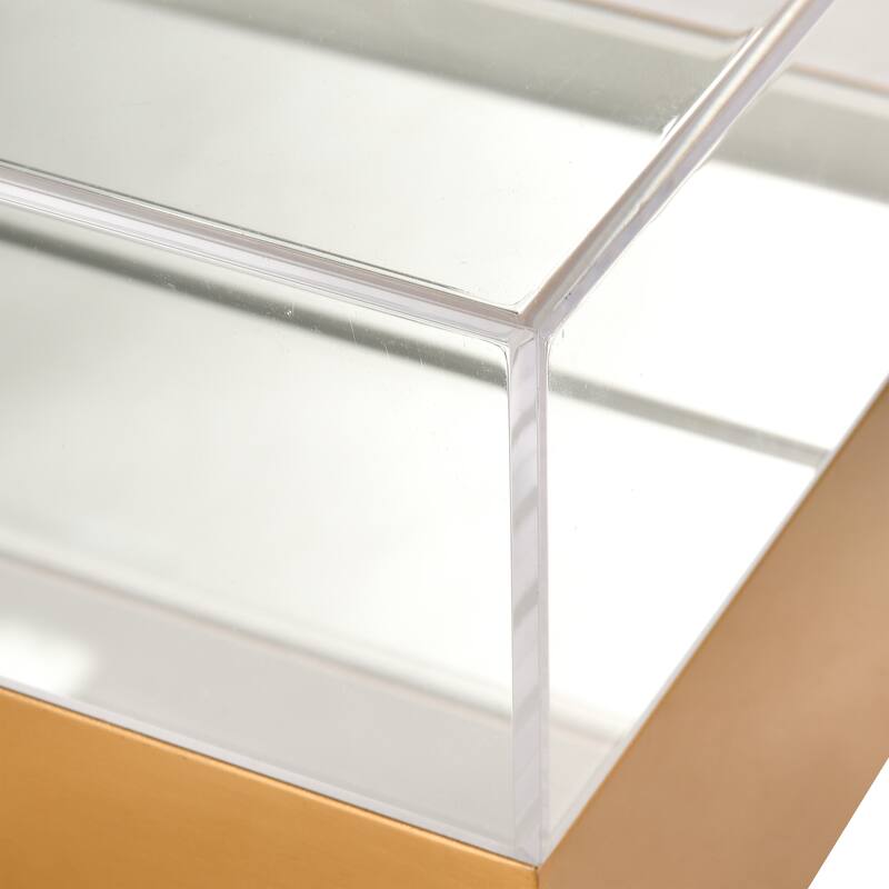 Atlas Split Decorative Acrylic Rectangular Box - 14 inch Wide