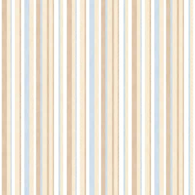 Galerie Wallcoverings Just 4 Kids 2 Multi-Color Stripe Non-woven Matte Wallpaper Roll